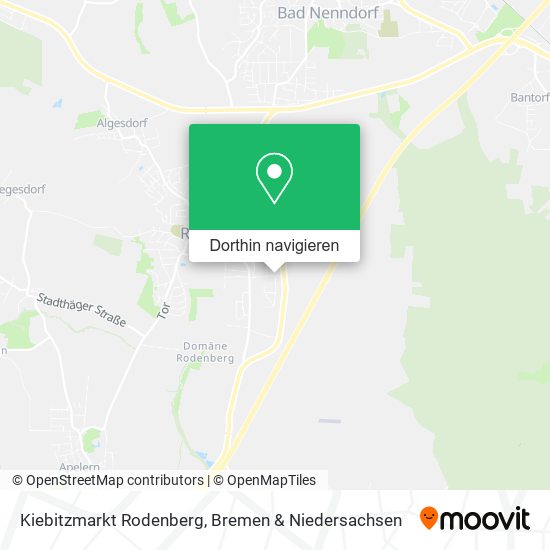 Kiebitzmarkt Rodenberg Karte