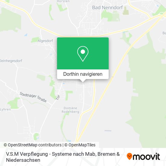 V.S.M Verpflegung - Systeme nach Mab Karte