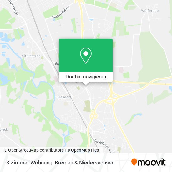 3 Zimmer Wohnung Karte