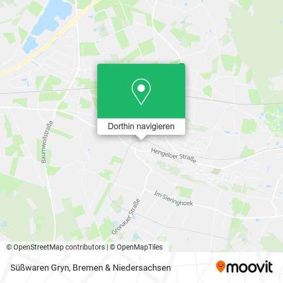 Süßwaren Gryn Karte