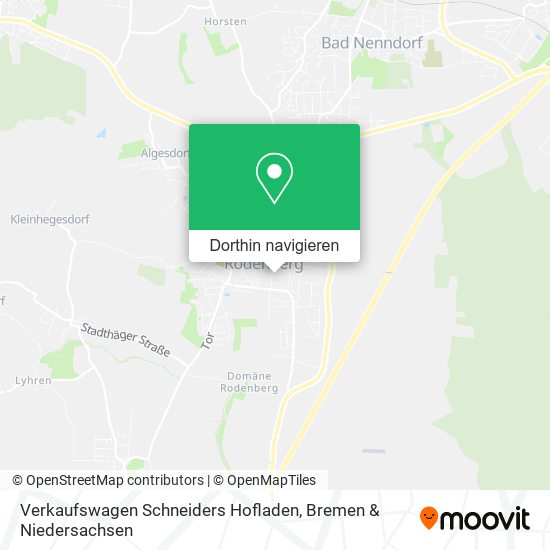 Verkaufswagen Schneiders Hofladen Karte