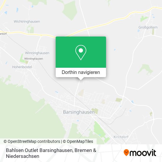 Bahlsen Outlet Barsinghausen Karte