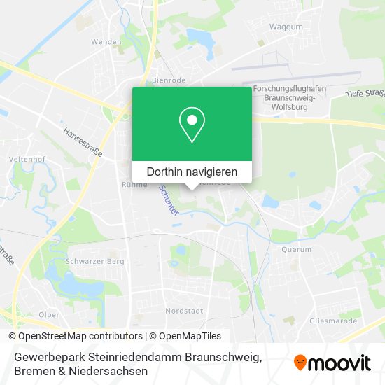 Gewerbepark Steinriedendamm Braunschweig Karte