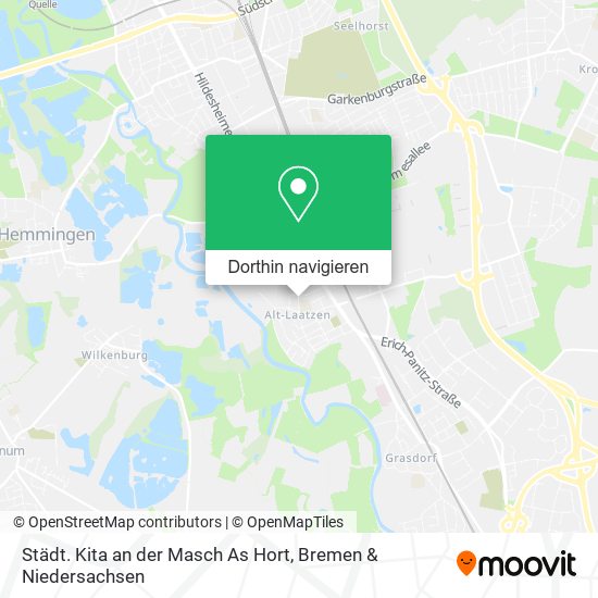 Städt. Kita an der Masch As Hort Karte