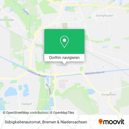 Sübigkeitenautomat Karte