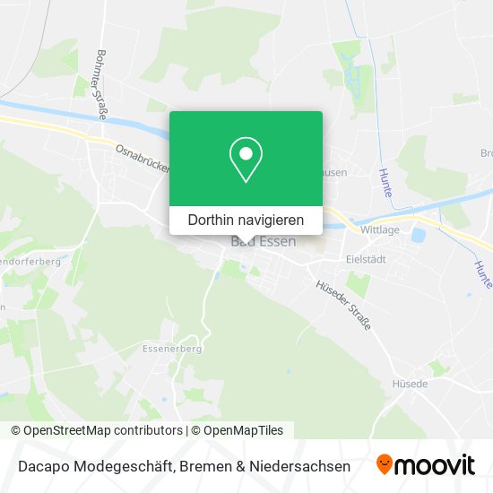 Dacapo Modegeschäft Karte