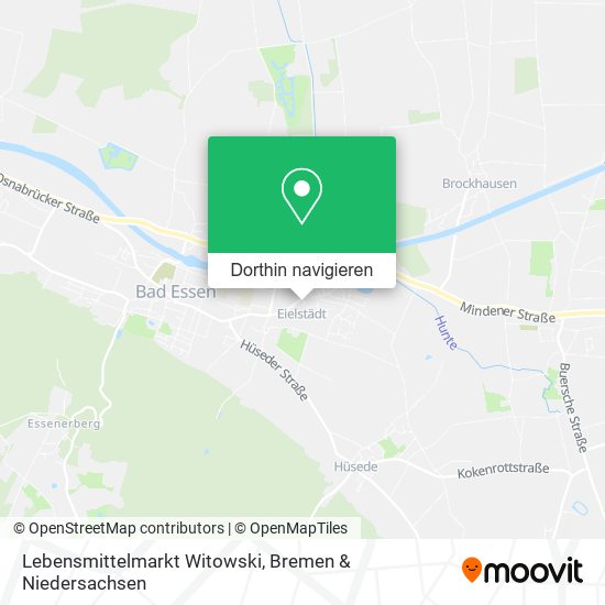 Lebensmittelmarkt Witowski Karte