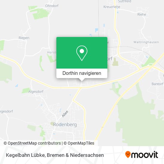 Kegelbahn Lübke Karte