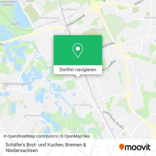 Schäfer's Brot- und Kuchen Karte