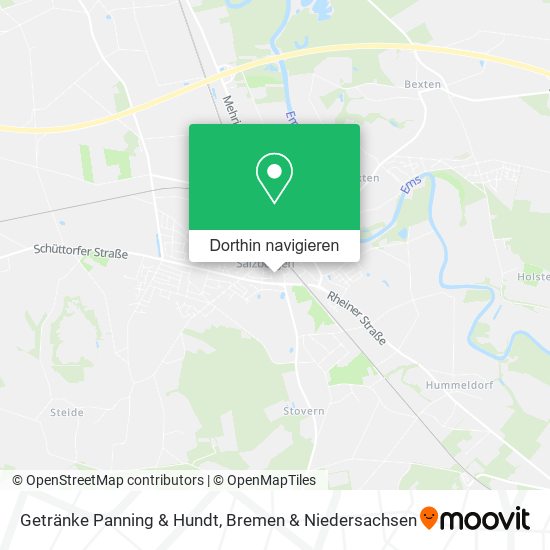 Getränke Panning & Hundt Karte