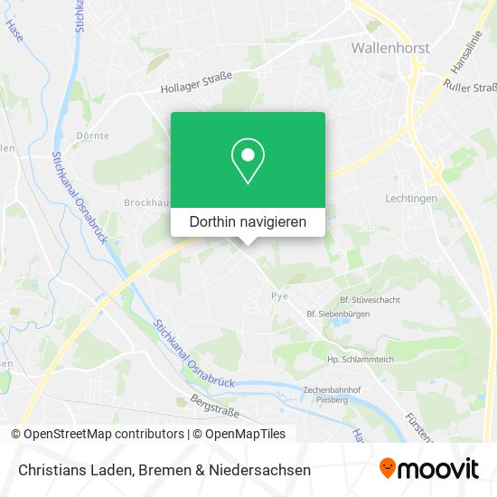 Christians Laden Karte