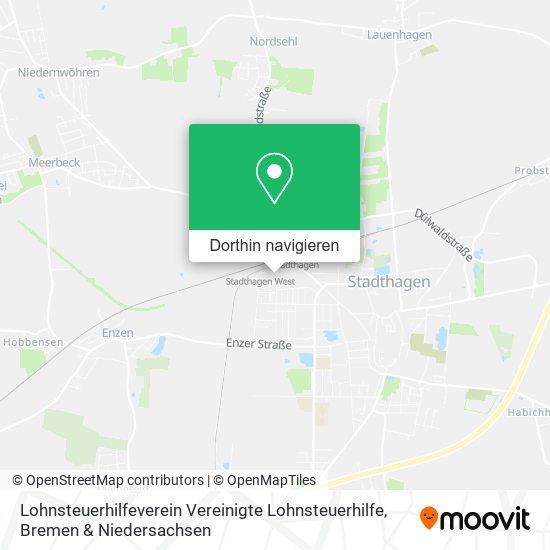 Lohnsteuerhilfeverein Vereinigte Lohnsteuerhilfe Karte
