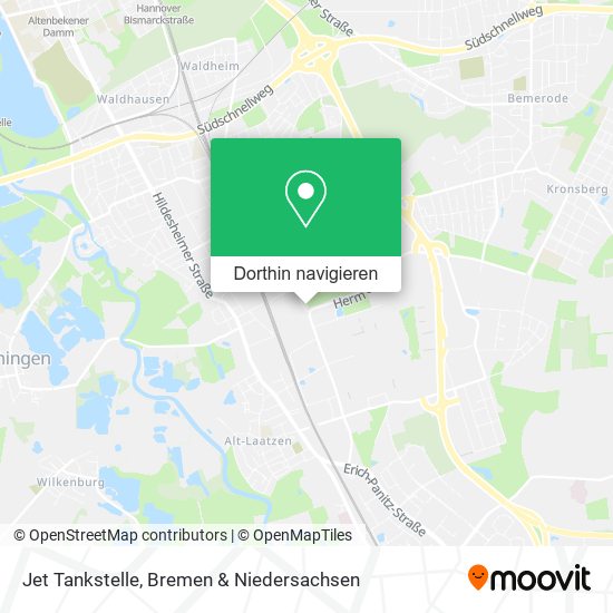 Jet Tankstelle Karte