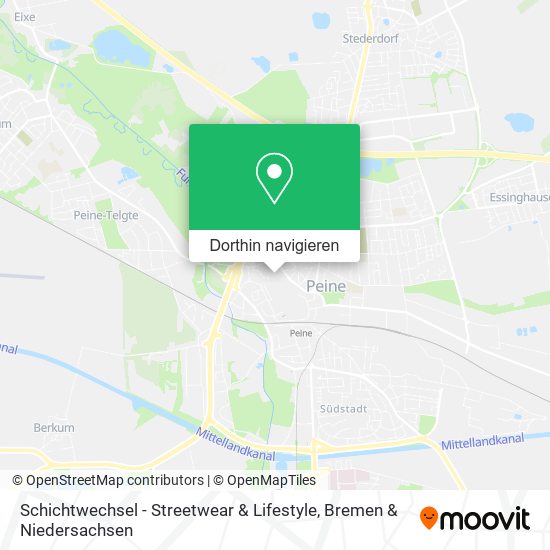 Schichtwechsel - Streetwear & Lifestyle Karte