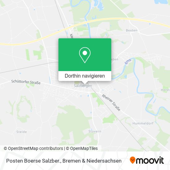 Posten Boerse Salzber. Karte