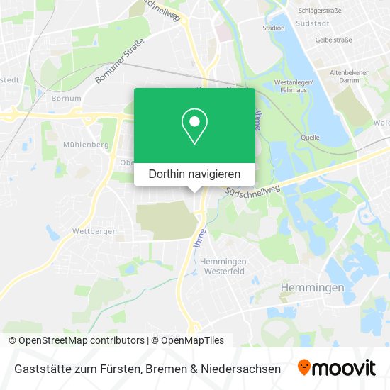 Gaststätte zum Fürsten Karte