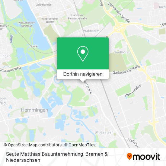 Seute Matthias Bauunternehmung Karte