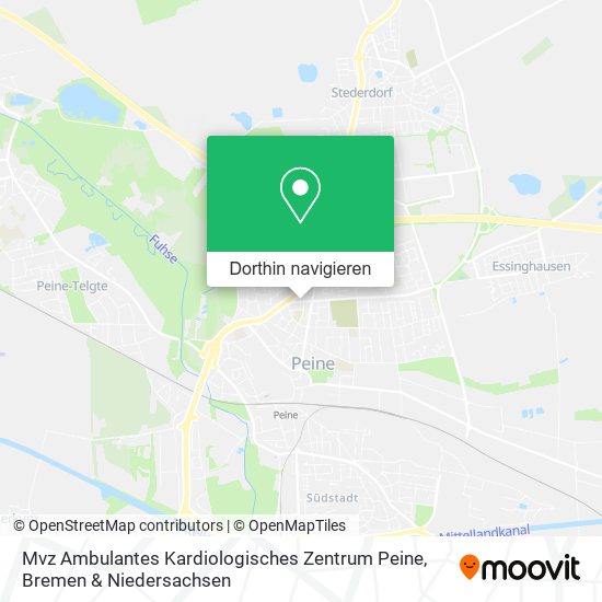 Mvz Ambulantes Kardiologisches Zentrum Peine Karte