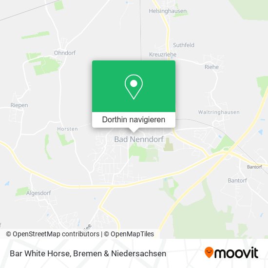Bar White Horse Karte