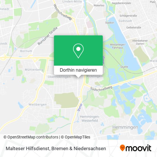 Malteser Hilfsdienst Karte