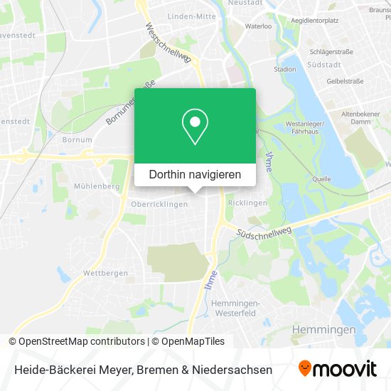 Heide-Bäckerei Meyer Karte