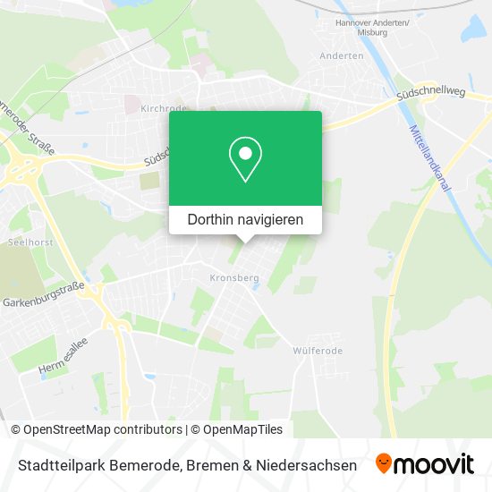 Stadtteilpark Bemerode Karte