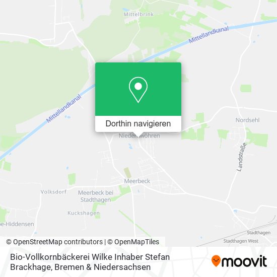 Bio-Vollkornbäckerei Wilke Inhaber Stefan Brackhage Karte