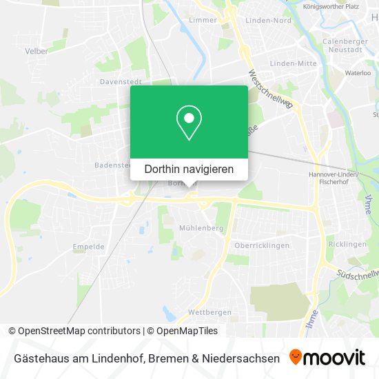 Gästehaus am Lindenhof Karte