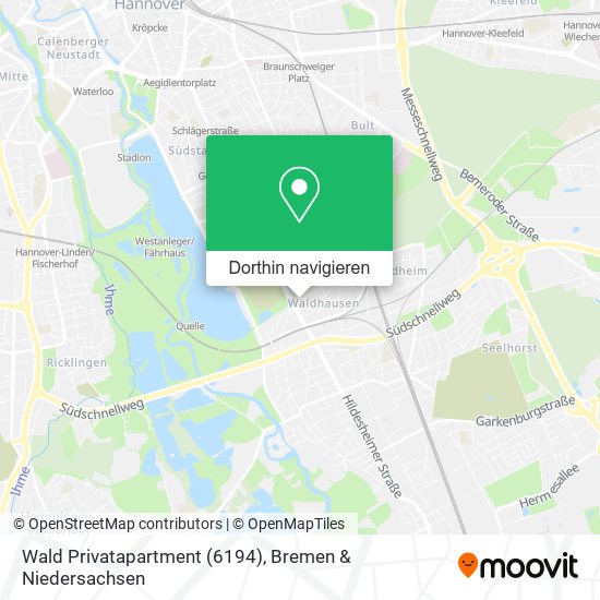 Wald Privatapartment (6194) Karte