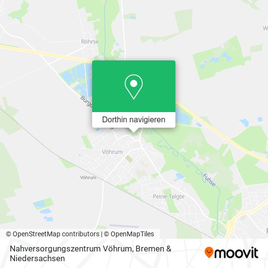 Nahversorgungszentrum Vöhrum Karte