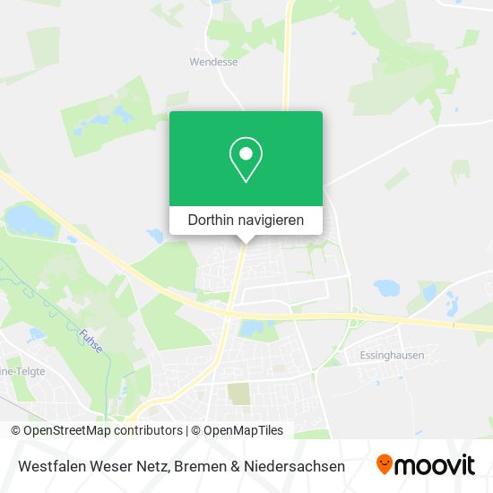 Westfalen Weser Netz Karte