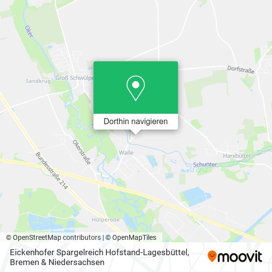 Eickenhofer Spargelreich Hofstand-Lagesbüttel Karte