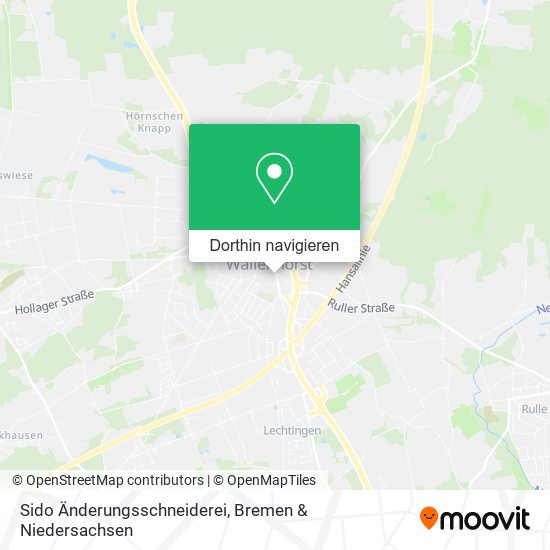 Sido Änderungsschneiderei Karte