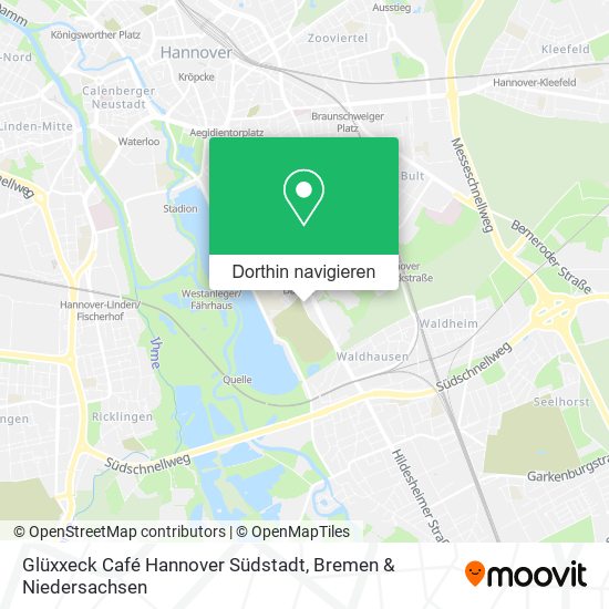 Glüxxeck Café Hannover Südstadt Karte
