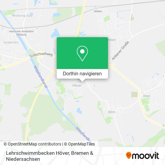 Lehrschwimmbecken Höver Karte