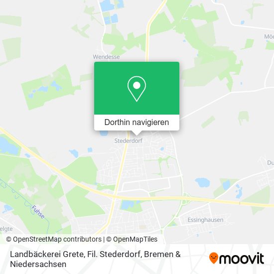 Landbäckerei Grete, Fil. Stederdorf Karte