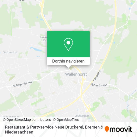Restaurant & Partyservice Neue Druckerei Karte