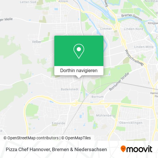 Pizza Chef Hannover Karte