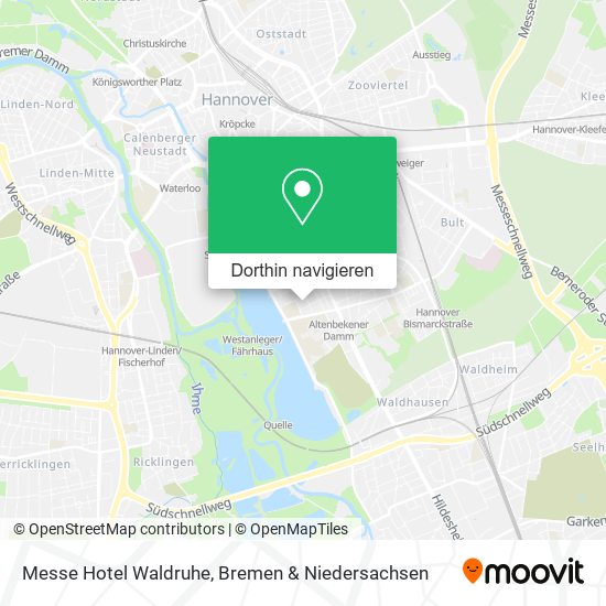 Messe Hotel Waldruhe Karte
