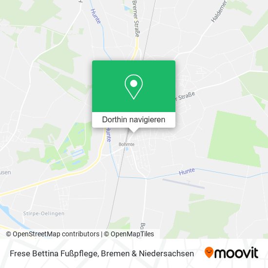 Frese Bettina Fußpflege Karte