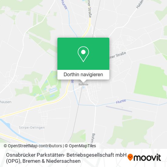 Osnabrücker Parkstätten- Betriebsgesellschaft mbH (OPG) Karte