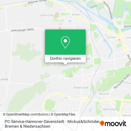 PC-Service-Hannover-Davenstedt - Mickus&Schröder Karte
