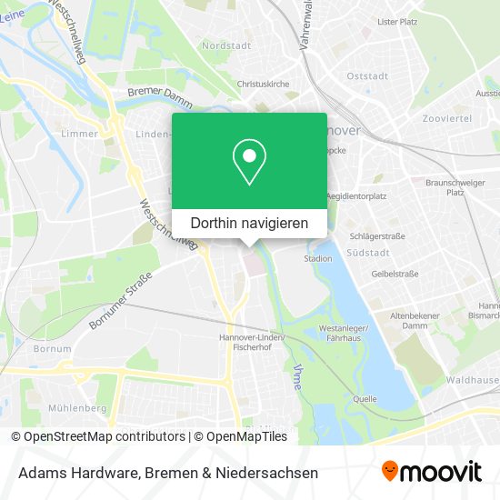 Adams Hardware Karte