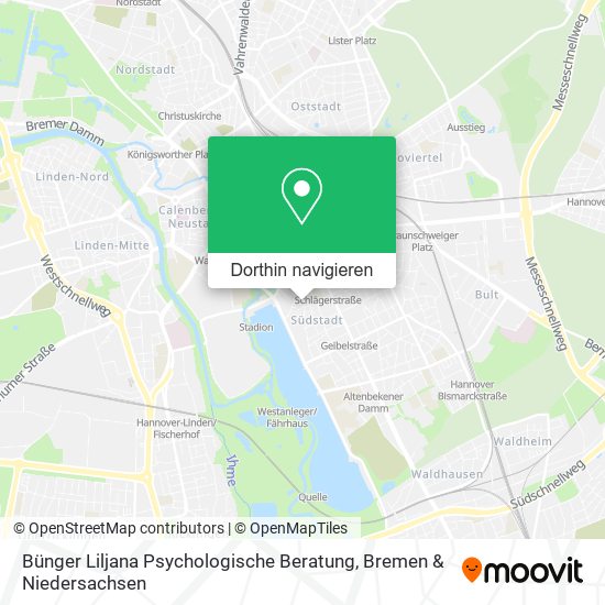 Bünger Liljana Psychologische Beratung Karte