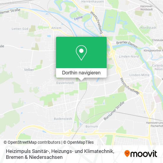 Heizimpuls Sanitär-, Heizungs- und Klimatechnik Karte