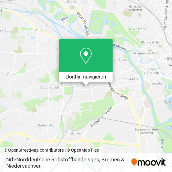 Nrh-Norddeutsche Rohstoffhandelsges Karte