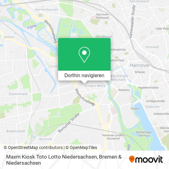 Maxm Kiosk Toto Lotto Niedersachsen Karte
