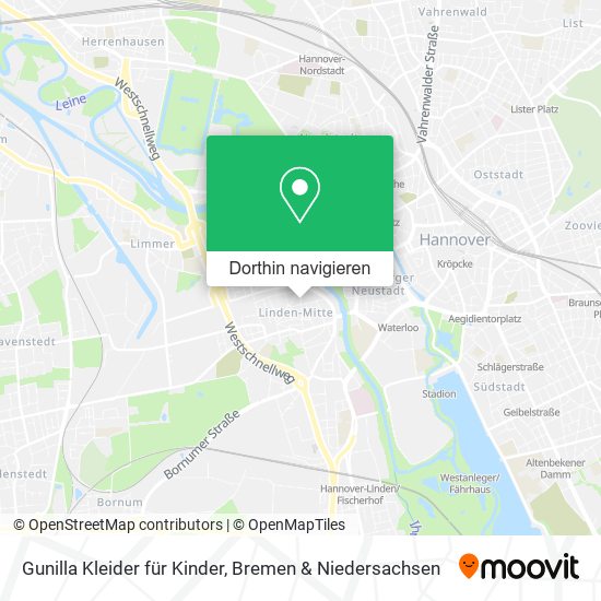 Gunilla Kleider für Kinder Karte