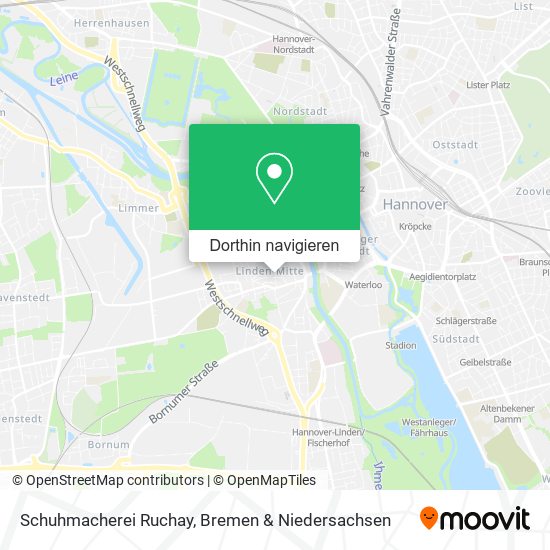 Schuhmacherei Ruchay Karte