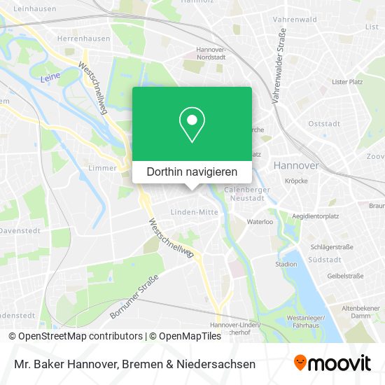 Mr. Baker Hannover Karte